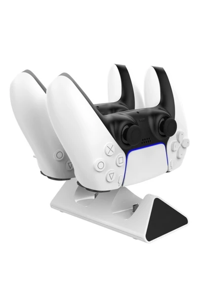 12'li Playstation 5 Kablo Stand Şarj Kulaklık Askı Analog Set - Resim 2