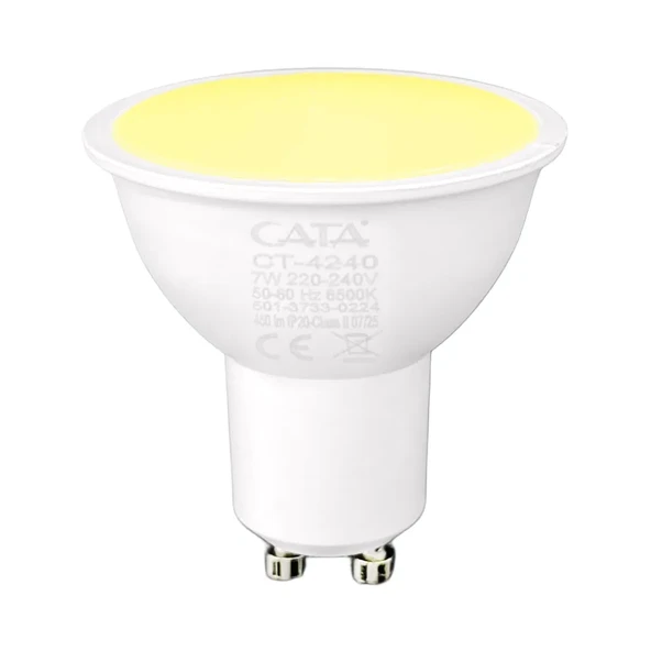 Cata 7W Led Çanak Ampul GU10 Duy 3000K (Günışığı)