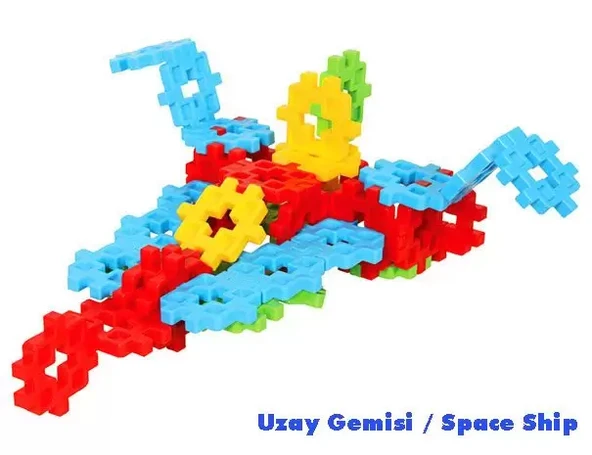 Crazy Eğitici Blok Oyunu 500 Parça - Oyuncak Lego Seti - Birbirine Geçmeli STEM Lego Seti - Eğitici Oyuncak - Resim 8