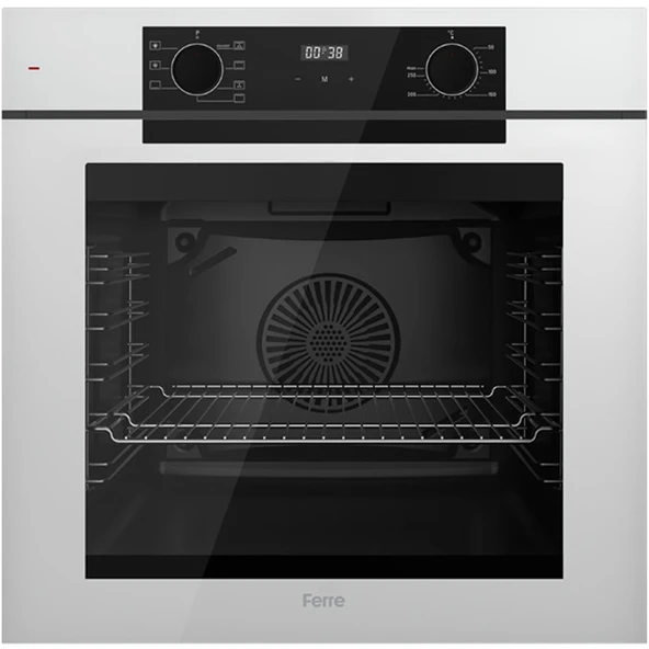 Ferre FryArt Artline QEP63CB - CS206-FA - D078-SA 7 Prog. Dijital Turbo Ank. Set - Beyaz - 2