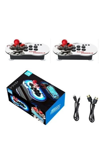 M12 Kollu Joystick 4k Klasik Nostalji Retro Ps 1 Atari Çift Kişilik Konsol 20000 Oyunlu - Resim 5