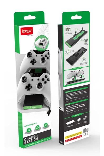 İPEGA XBOX One X/S Oyun Kolu Joystick Pil Şarj İstasyonu - Resim 6
