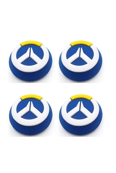 Overwatch  PS5/PS4/PS3/Xbox One/One X/One S/Series X/Series S  3D Analog silikon Koruyucu -4 Adet ürün görseli 1