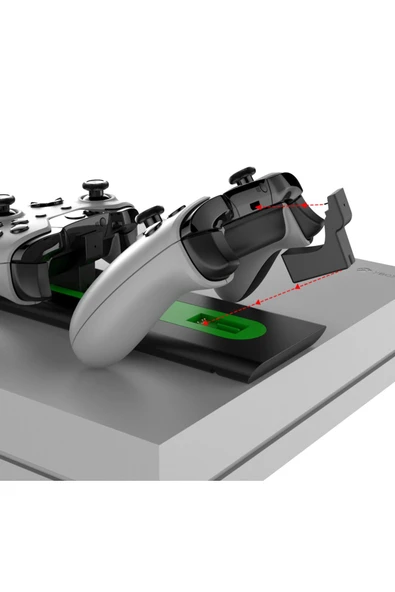 İPEGA XBOX One X/S Oyun Kolu Joystick Pil Şarj İstasyonu - Resim 3