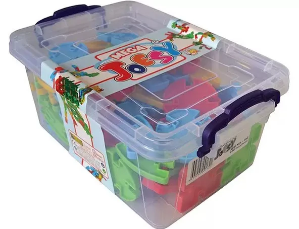 Mega Joesy Eğitici Blok Oyunu 100 Parça - Oyuncak Lego Seti - Birbirine Geçmeli STEM Lego Seti - Eğitici Oyuncak - Resim 2