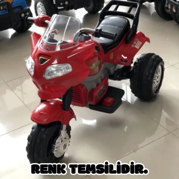 Amortisörlü Akülü Turbo GoWay Motosiklet Mavi - Aliş GoWay Motorsiklet 12 Volt Akülü Motor - Aliş Go Way Motor - Resim 5