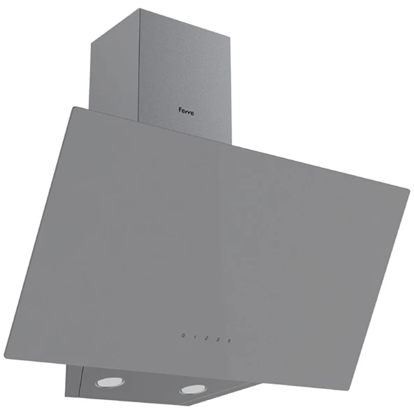 Ferre FlowArt QBL63CPR - SS208 - D079 7 Prog. Dijital Turbo Ankastre Set - Gri - 4