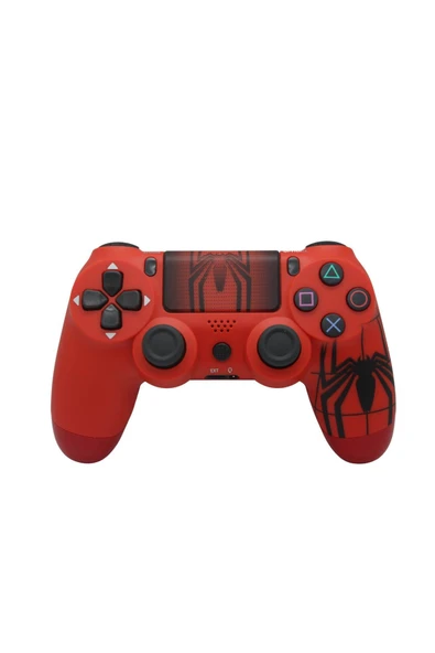 PS4-PC-Android BOX-Android-IOS Telefon Tablet Uyumlu Spıder-Man Tema Titreşimli Bluetooth Oyun Kolu - 9