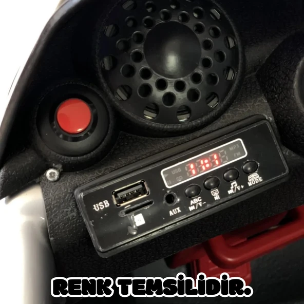 Kumandalı BMW Akülü Araba Mavi - Kumandalı 12 Volt Tek Kişilik Akülü Araba Akülü JEEP - TX5 Sport Akülü Araba - Resim 5