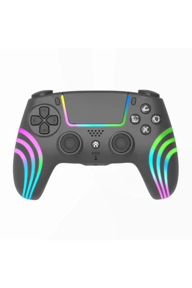PlayStation 4 ve PC için RGB LED Kablosuz Kontrol Cihazı - Resim 6