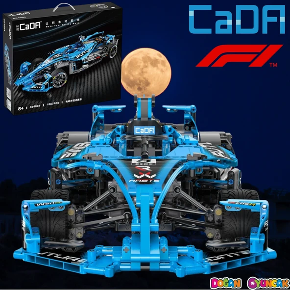 CADA FORMULA E Yarış Arabası Lego - Lego Setleri - CADA Mini Lego - F1 Formula Araba Yarış Arabası - 1