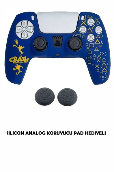 PS5 Dualsense Koruyucu Silikon Kılıf + Analog Silikon Koruyucu - Resim 5