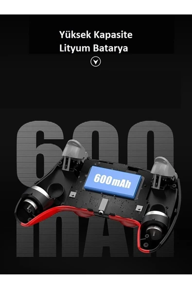 Kablosuz Wireless Ps4 Android Apple Switch Pc Uyumlu Six-axis Oyun Kolu Joystick - Resim 6