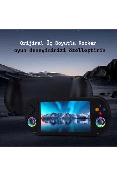M22P 5 inç Taşınabilir RGB Retro Joystick Gamepad - Resim 7