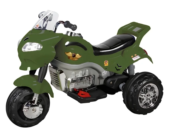 Amortisörlü Akülü Turbo GoWay Motosiklet Yeşil - Aliş GoWay Motorsiklet 12 Volt Akülü Motor - Aliş Go Way Motor - Resim 2