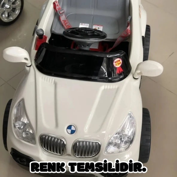 Kumandalı BMW Akülü Araba Mavi - Kumandalı 12 Volt Tek Kişilik Akülü Araba Akülü JEEP - TX5 Sport Akülü Araba - Resim 6