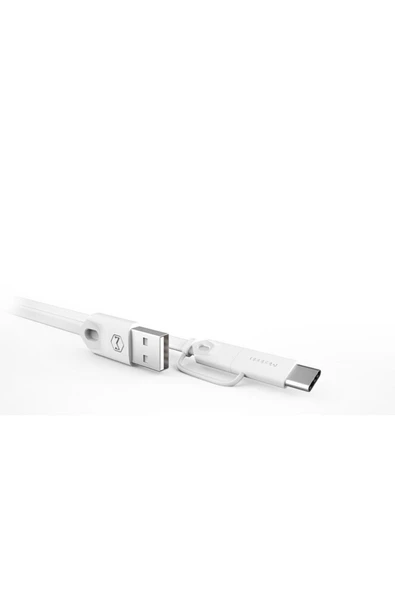 M-data 2in1 Type-c Micro Usb Şarj Data Kablosu - Resim 5