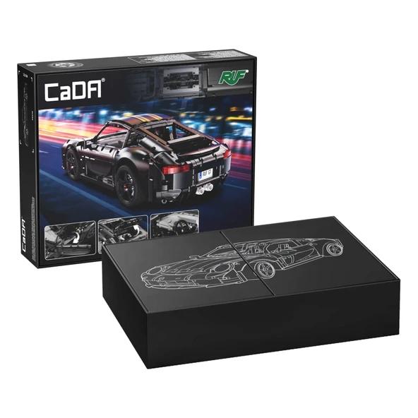 CADA Kumandalı RUF GT 2019 Motorlu Araba Lego - Lego Setleri - CADA Mini Lego - Araba CADA Lego RC Araba - 7
