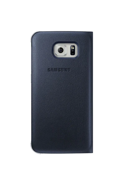 Samsung Galaxy S6 Orjinal Uyku Modlu Pencereli Deri Kılıf - Resim 6