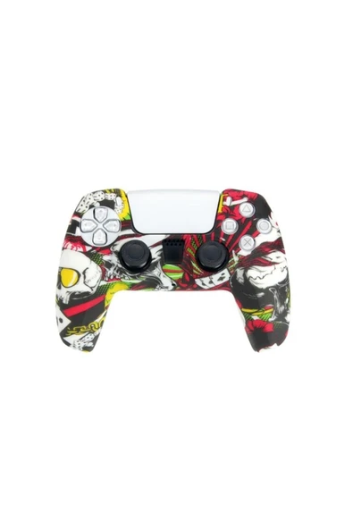 Ps5 Controller Kuru Kafa Serisi Desenli Koruyucu Silikon Kılıf - Resim 6