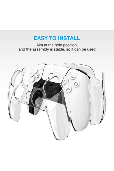 Ps5 Dualsense Düz Renkli Silikon Koruyucu Kılıf - Resim 10