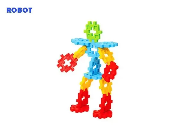 Crazy Eğitici Blok Oyunu 500 Parça - Oyuncak Lego Seti - Birbirine Geçmeli STEM Lego Seti - Eğitici Oyuncak - Resim 4