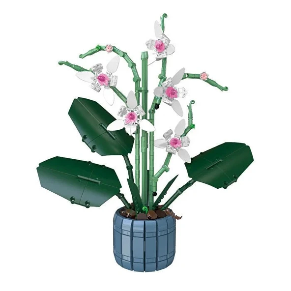 Mikro Blok Çiçek Lotus 712 Parça - Lego Setleri - MEGA Lego - Çiçek Lego - MEGA Çiçek Lego - Mikro Bloklar - Resim 2