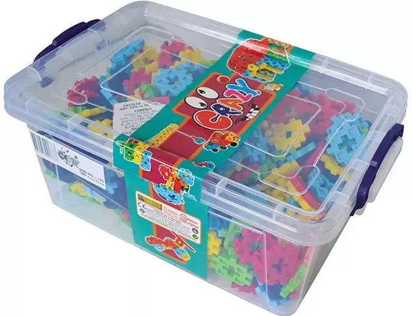 Crazy Eğitici Blok Oyunu 500 Parça - Oyuncak Lego Seti - Birbirine Geçmeli STEM Lego Seti - Eğitici Oyuncak - Resim 2