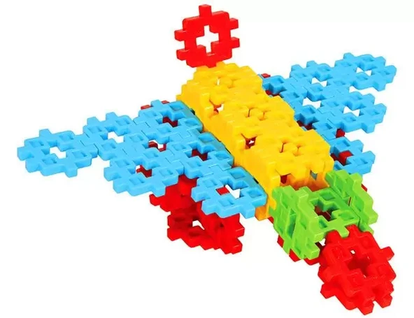 Crazy Eğitici Blok Oyunu 500 Parça - Oyuncak Lego Seti - Birbirine Geçmeli STEM Lego Seti - Eğitici Oyuncak - Resim 9