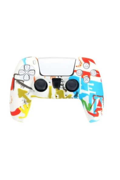 Ps5 Controller Kuru Kafa Serisi Desenli Koruyucu Silikon Kılıf - Resim 5