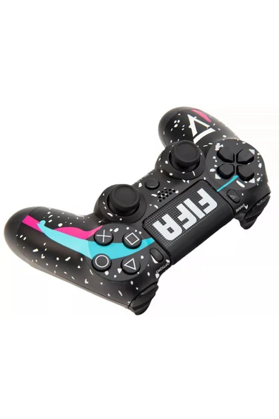 PS4-PC-Android BOX-Android-IOS Telefon Tablet Uyumlu Futbol Temalı Titreşimli Bluetooth Oyun Kolu - Resim 7