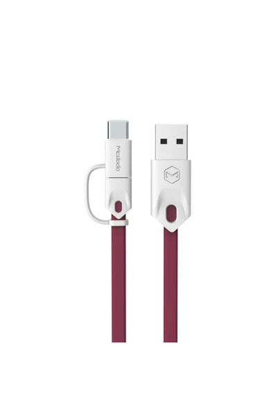 M-data 2in1 Type-c Micro Usb Şarj Data Kablosu - Resim 6