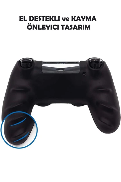 PS5 Dualsense Red Dead Redemption Desenli Koruyucu Silikon Kılıf + Analog silikon Koruyucu - Resim 12