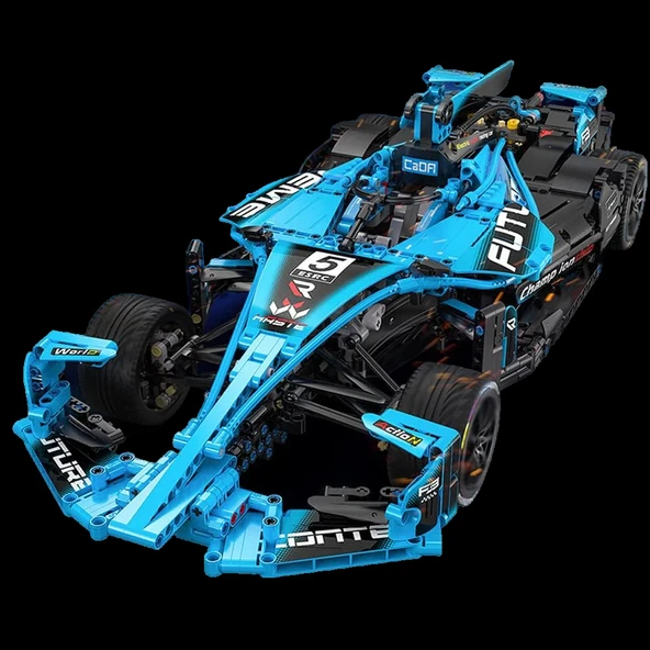 CADA FORMULA E Yarış Arabası Lego - Lego Setleri - CADA Mini Lego - F1 Formula Araba Yarış Arabası - 2