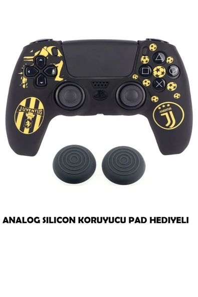 PS5 Dualsense Koruyucu Silikon Kılıf + Analog Silikon Koruyucu - Resim 6