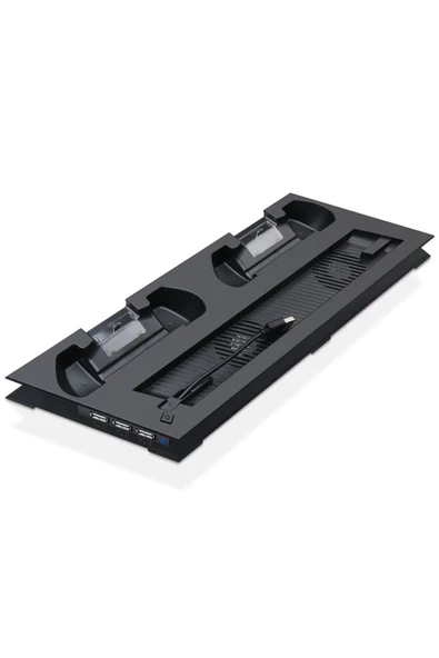 Ps4 Slim Multi Fonksiyonel Fanlı Ve Gamepad Şarjlı Stand - Resim 2