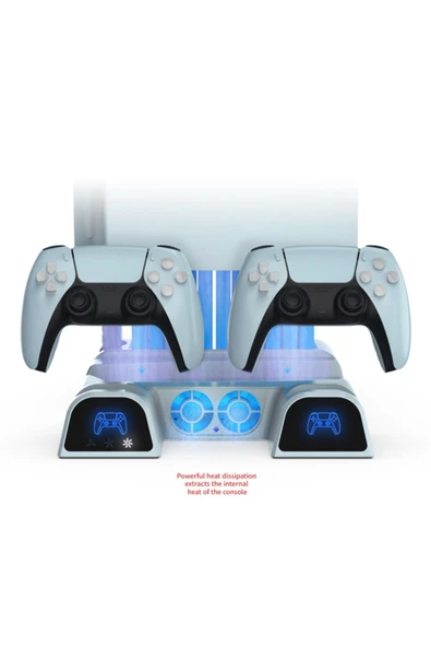 Playstation 5 Çok Amaçlı Soğutucu ve Şarj Standı - Resim 10