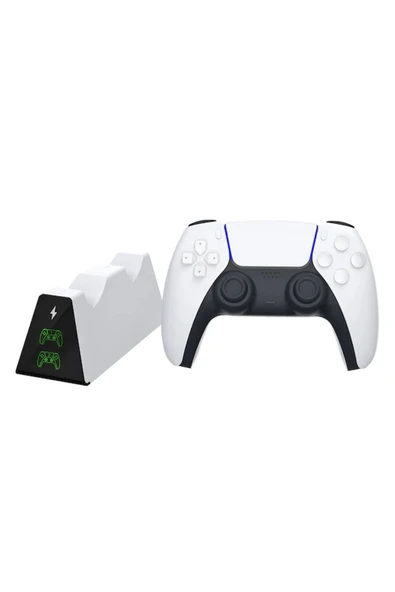 Ps5 Charging Dock Led Işıklı Göstergeli Playstation 5 Şarj Istasyonu Şarj Standı - Resim 7