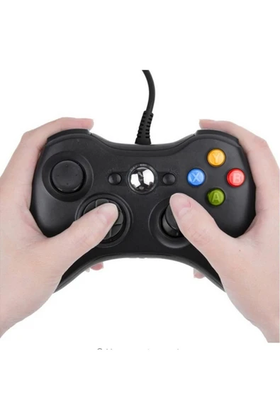 360 Usb Kablolu Oyuncu Kontroller Geliştirilmiş Ergonomik Tasarım - Resim 2