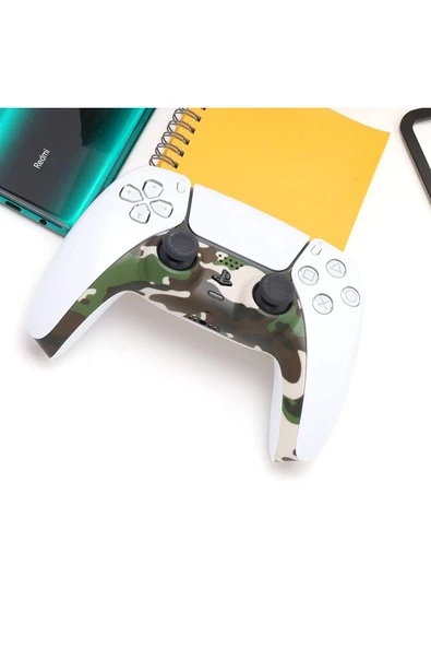 Ps5 Dualsense Oyun Kolu Kamuflaj Dekoratif Plastik Kaplama - 6
