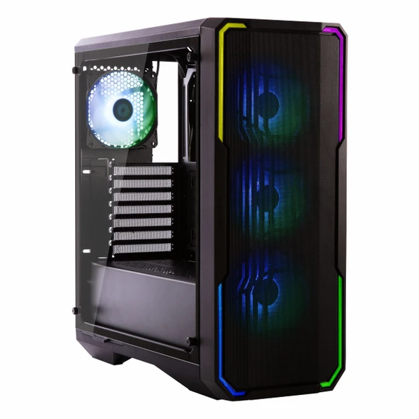 BitFenix Enso Mesh USB 3.2 ARGB eATX Mid Tower Siyah Kasa ürün görseli 1