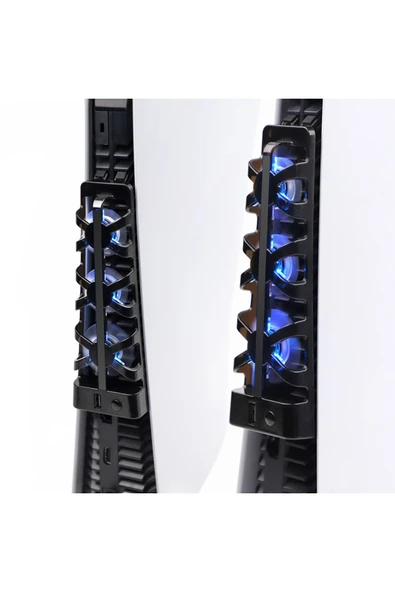 TP5-1523 PS5 İçin Led Işıklı Hız Ayarlı Soğutma Fanı - Resim 2