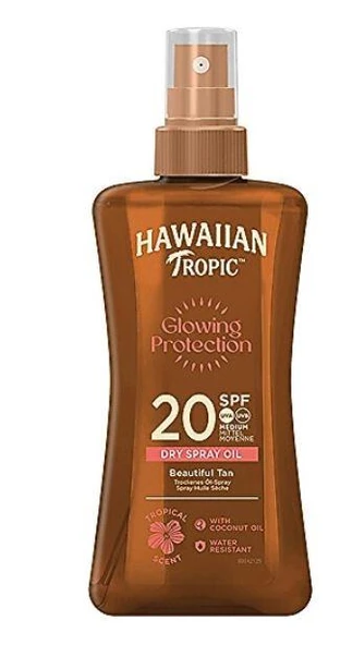 Hawaiian Tropic Glowing Protection 20 Faktör Bronzlaştırıcı Yağ 200 Ml