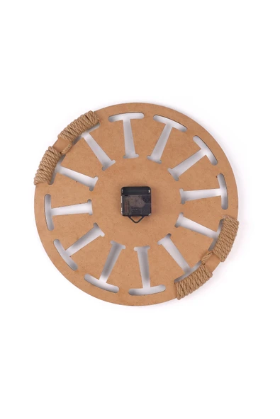 Ahşap Dekoratif Duvar Saati - 4