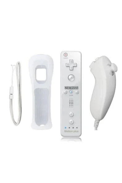 Nintendo Wii 2in1 Motion Plus Remote Kontroller + Nunchuk Kontroller Set ürün görseli 1