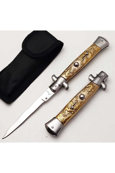 Orjinal Italyan Stiletto Çakı Kriss 25 Cm Ejder ürün görseli