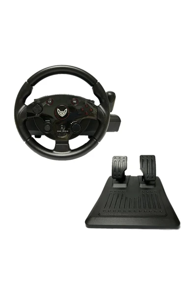 Fox Playstation 4 Xbox Pc Switch Uyumlu 270 Derece Döndürülebilir Direksiyon Seti - Resim 2
