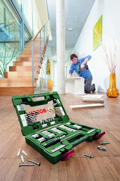 Bosch V-Line 91 Parça Vidalama ve Matkap Ucu Aksesuar Seti - 2607017195 - Resim 7