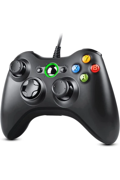 360 Usb Kablolu Oyuncu Kontroller Geliştirilmiş Ergonomik Tasarım ürün görseli 1