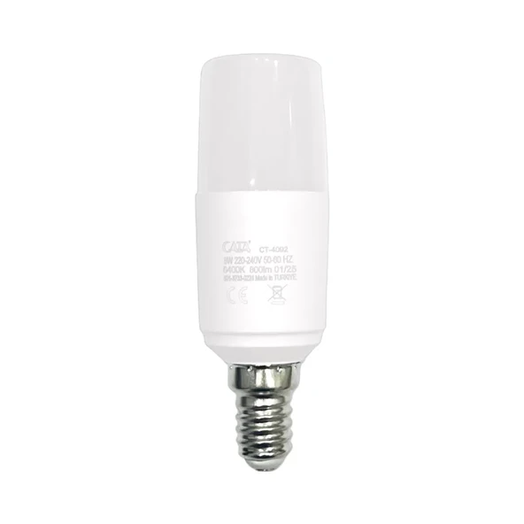 Cata 8W Led Pil Ampul E14 Duy 6500K (Beyaz)